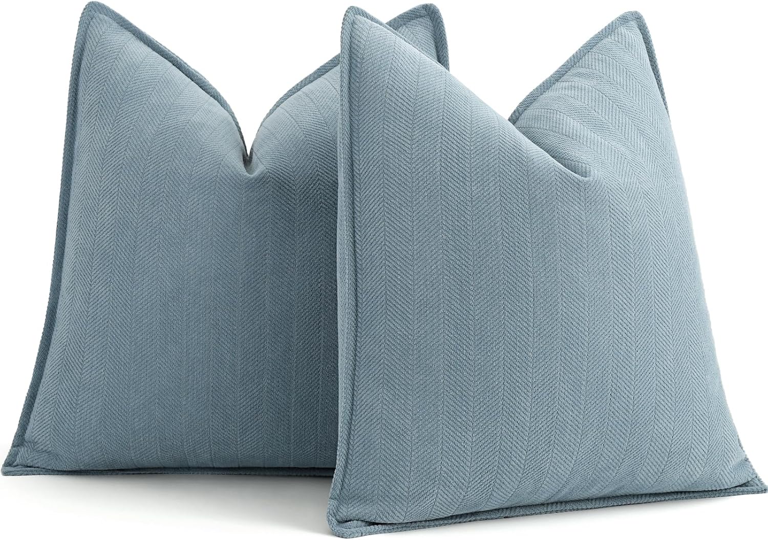 Throw pillow covers set of 2 chenille pillow covers with elegant design soft and luxurious decorative throw pillows for couch, bed, and home decor.