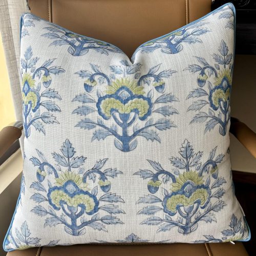Printed pillow cover, square cushion cover, decorative accent for sofa, couch, chair, master bedroom, bench, indoor outdoor throw pillow, vintage living room decor.